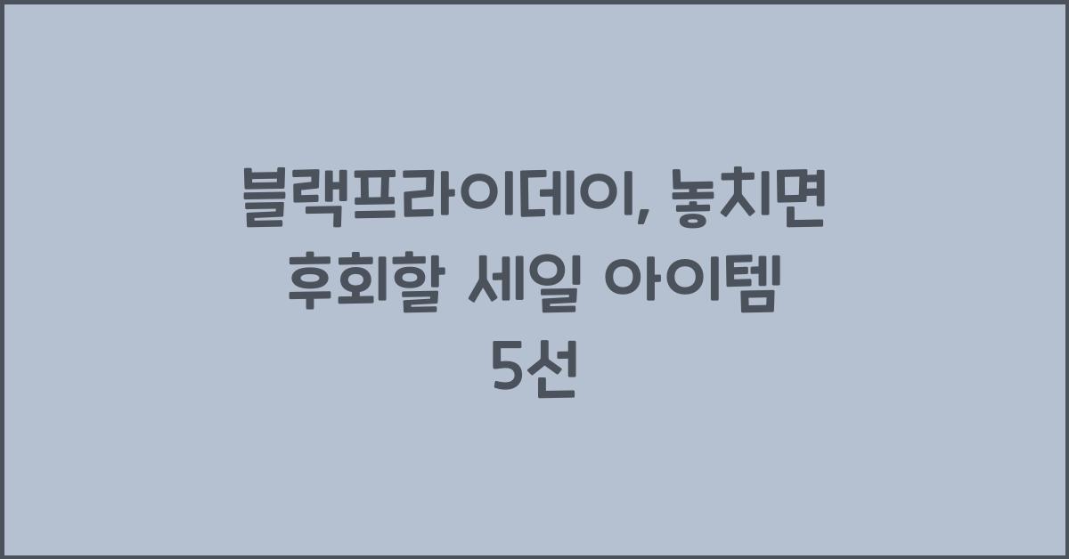 블랙프라이데이