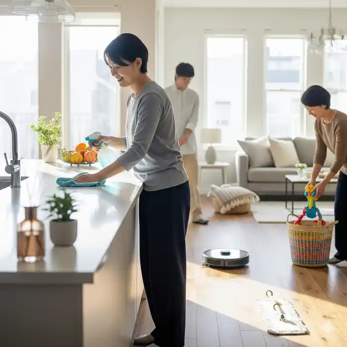 깔끔한 집을 위한 데일리 청소 루틴