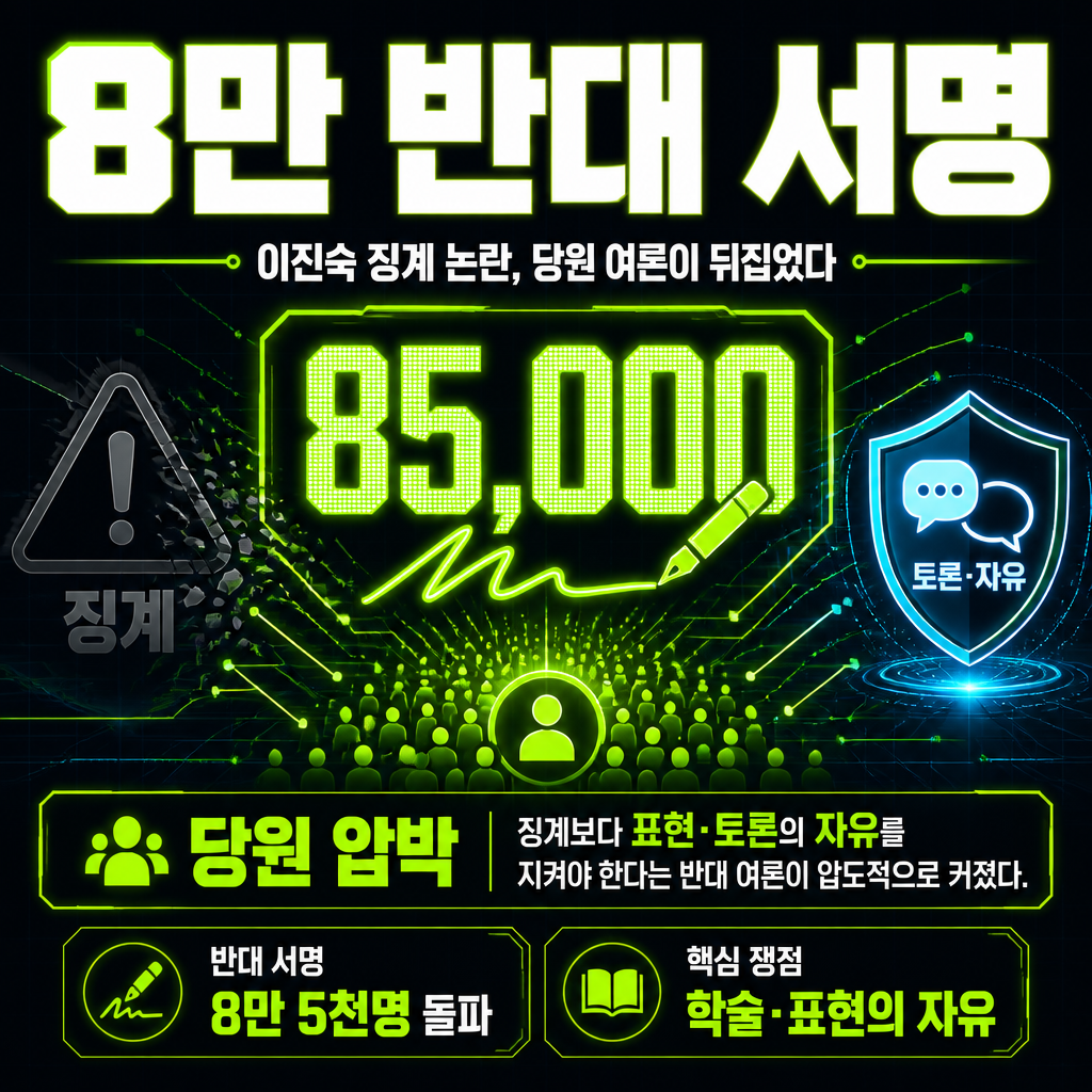 8만 반대 서명