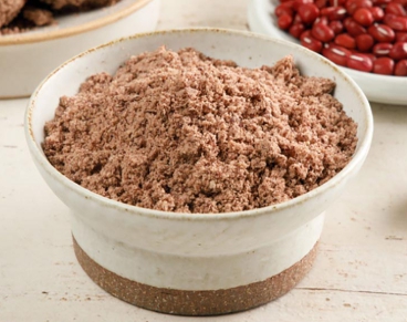 한국의 떡 종류 인절미-팥고물