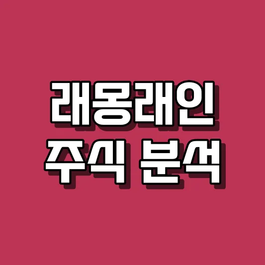 래몽래인 주식 분석