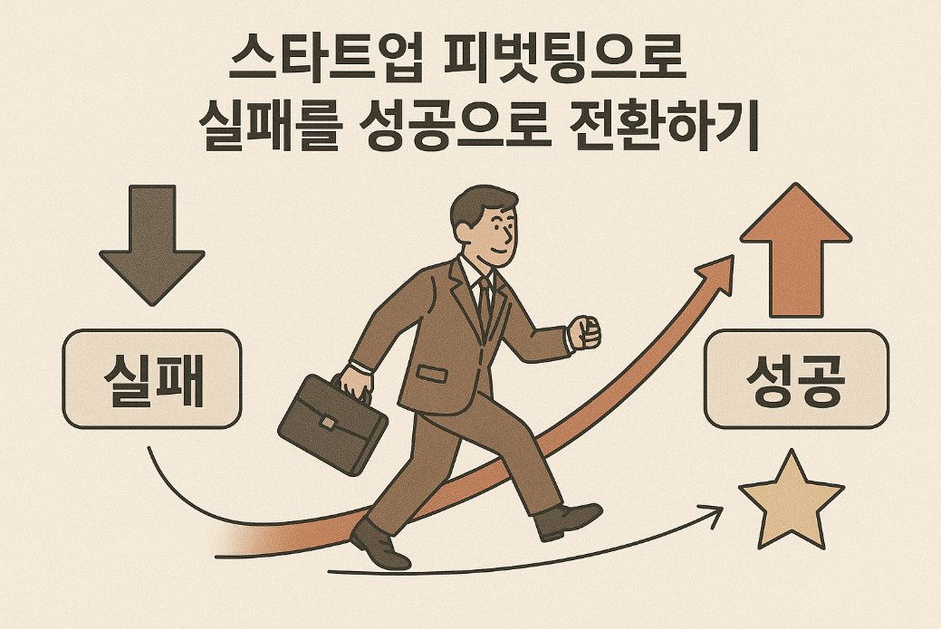 스타트업 피벗팅으로 실패를 성공으로 전환하기
