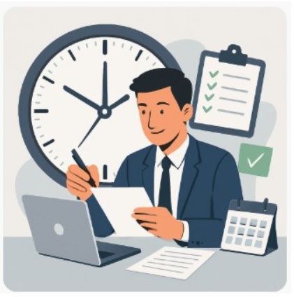 효율적인 시간 관리 그림