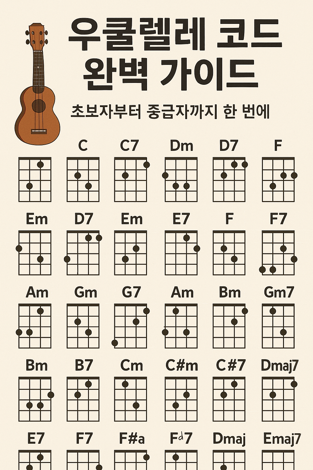 우쿨렐레 코드