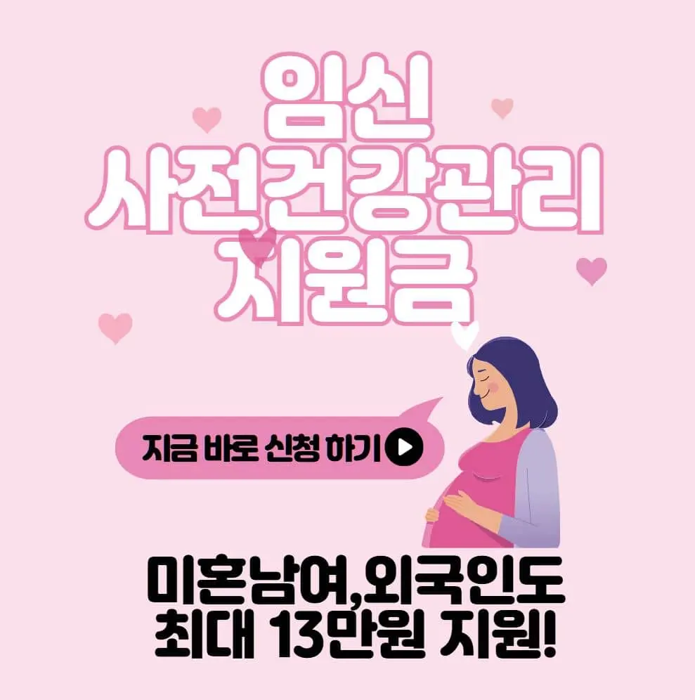 임신사전건강관리지원금