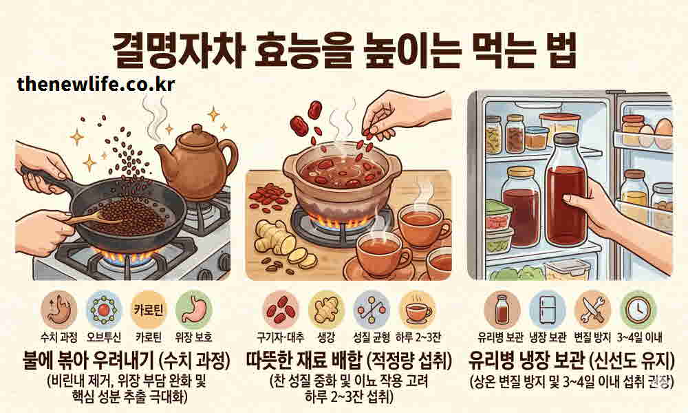 결명자차 효능 높이는 먹는 법