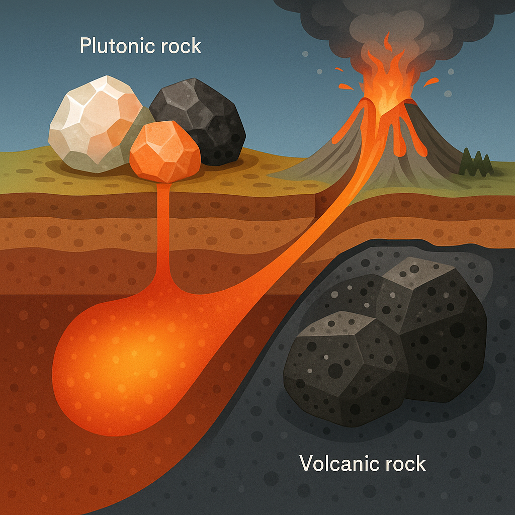 화성암의 생성 조건과 광물 조합 변화