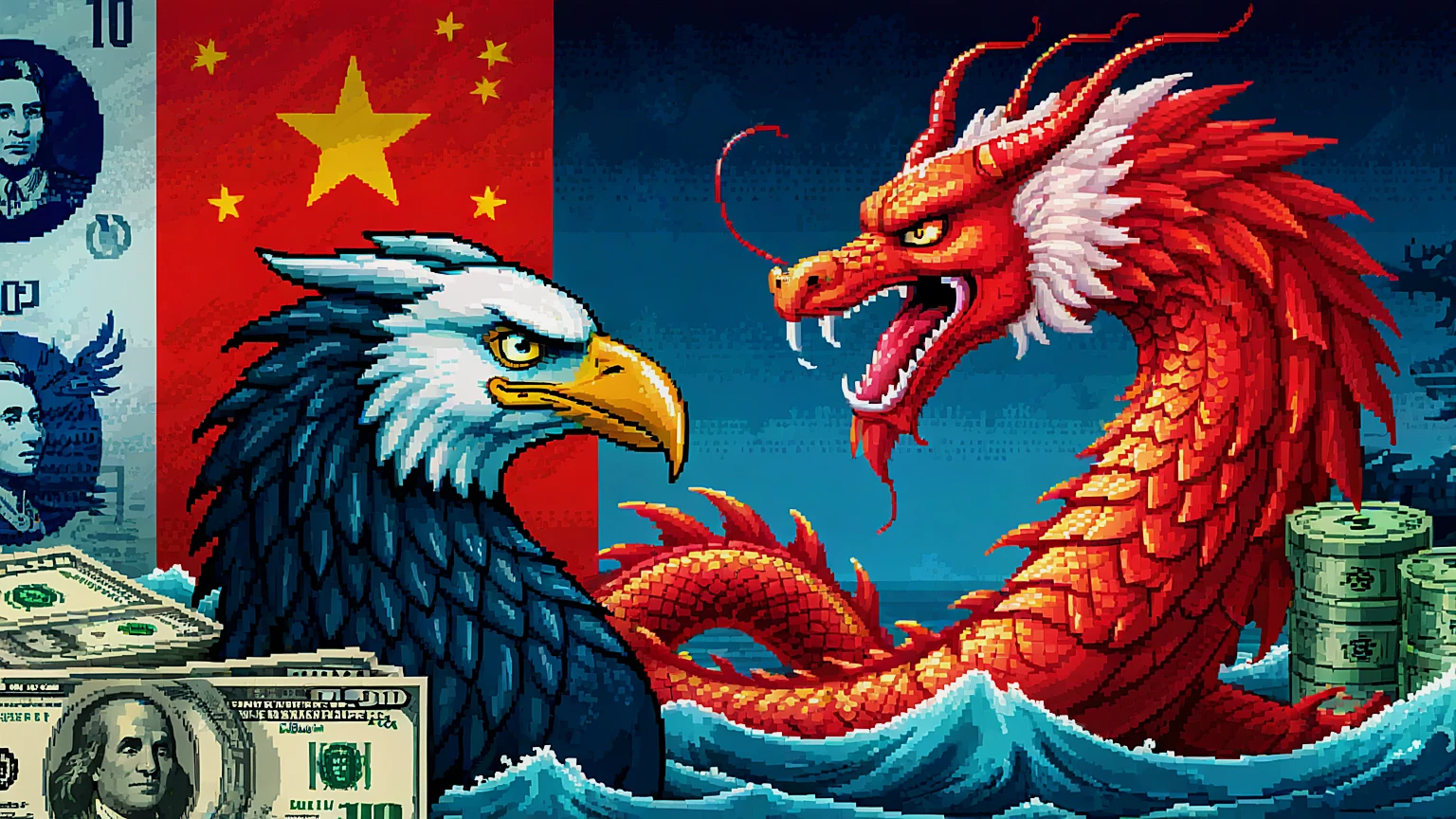 미중 무역전쟁 사진