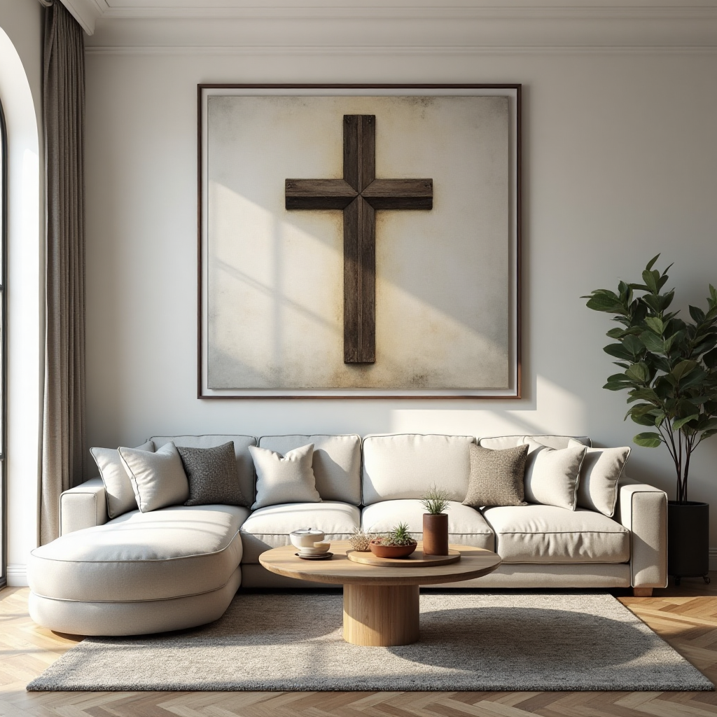 사진-십자가액자