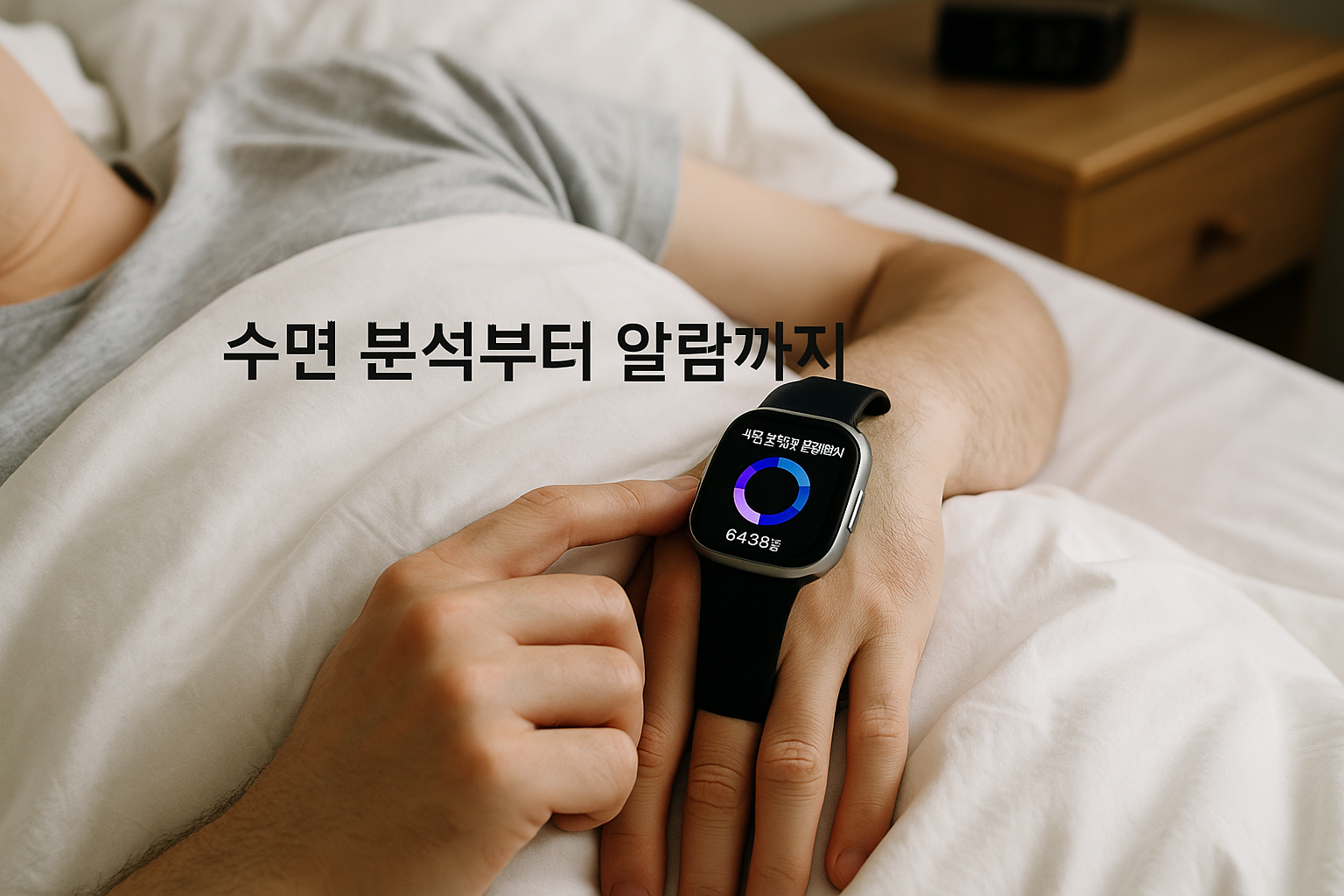 수면 분석부터 알람까지 알려주는 스마트 웨어러블 가이드 관련 사진