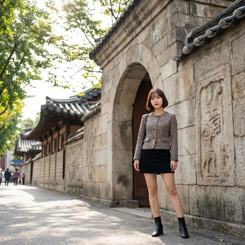 선샤인스튜디오 주차장에서 입구까지 실제 도보 거리 안내