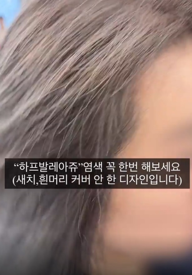 생활의달인-새치염색의달인-이진용-하프발레아쥬-순수반포실버점