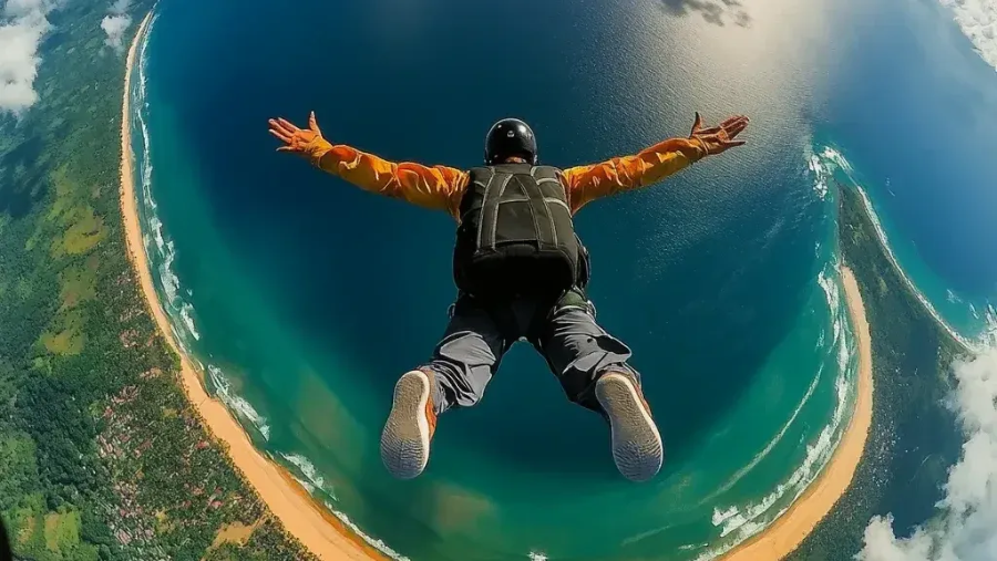 스카이다이빙 체험 과정