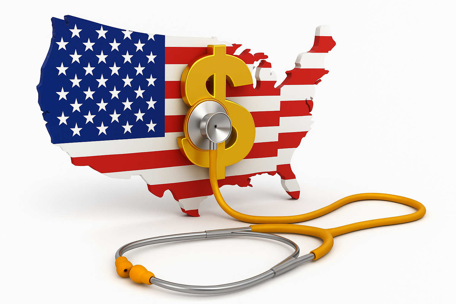 미국 건강보험료 나타내는 이미지