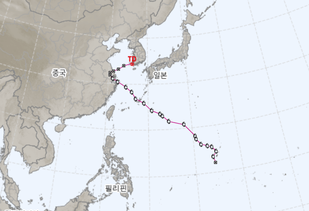 14호 태풍 풀라산