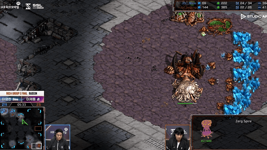 SSL 스타리그 24강 E조 최종전 빌드