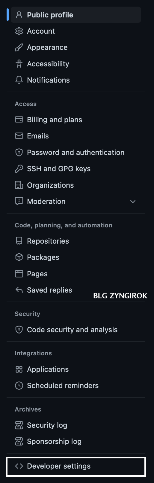 settings-페이지의-메뉴바-모습이다.