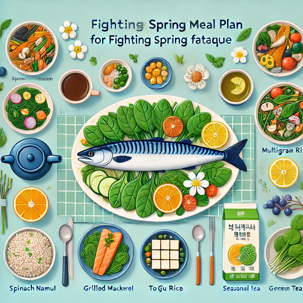 2025 봄철 춘곤증 날리는 건강식단 추천