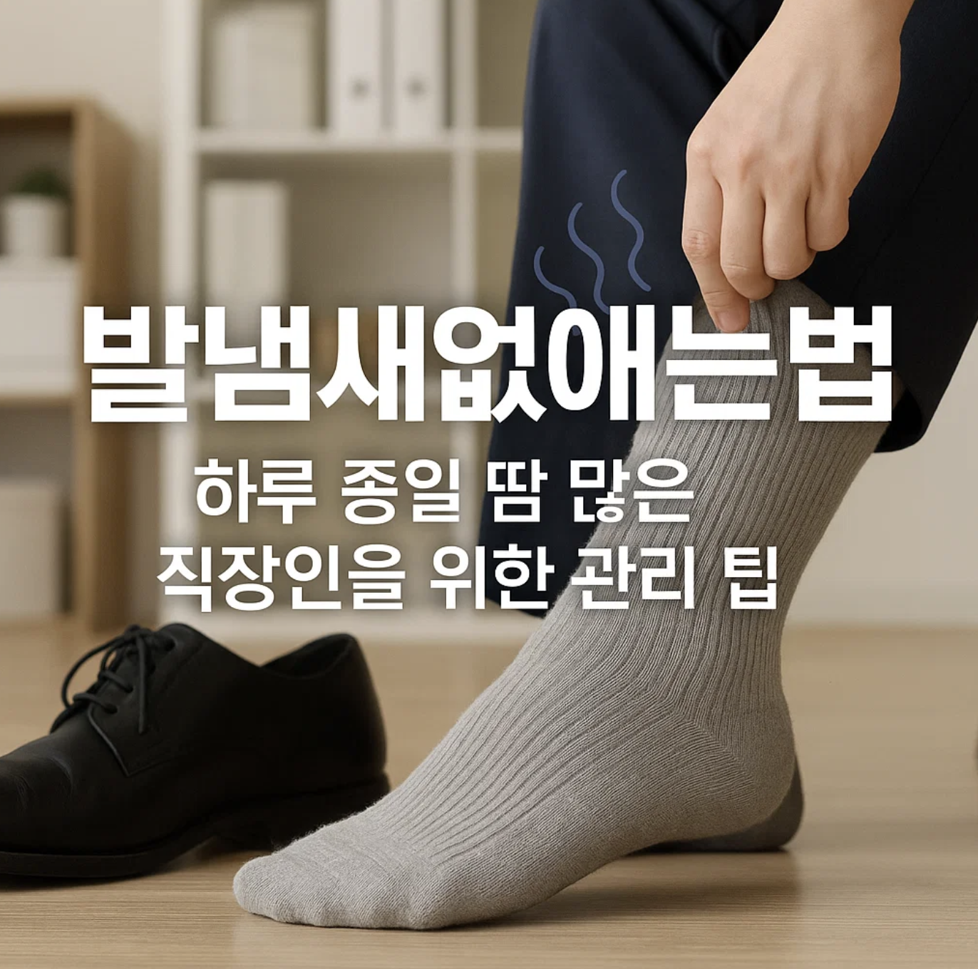 발냄새없애는법 하루 종일 땀 많은 직장인을 위한 관리 팁