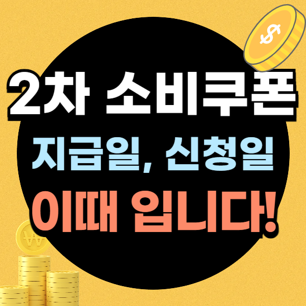 2차 소비쿠폰 지급일