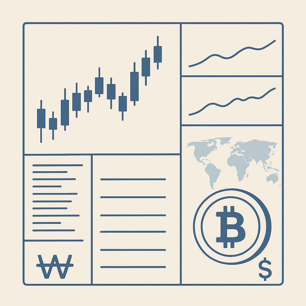 클릭을 부르는 비트코인 실시간 시세 확인법과 ‘정확한 가격’까지 바로 보는 완성 가이드 (지표, 김치프리미엄, 환율까지)