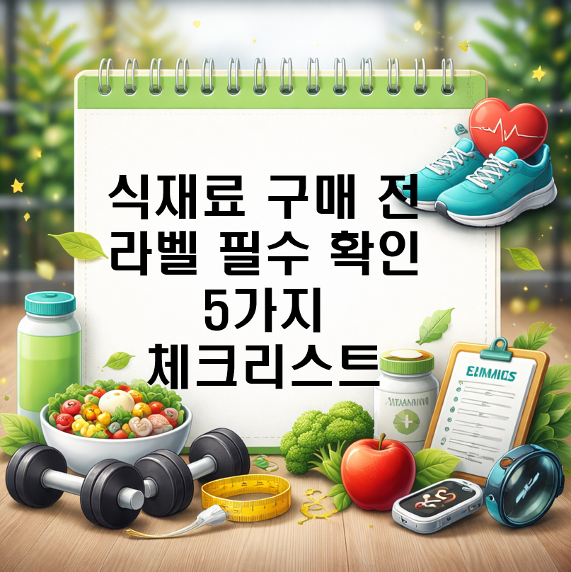 식재료 구매 전 라벨 필수 확인 5가지 체크리스트