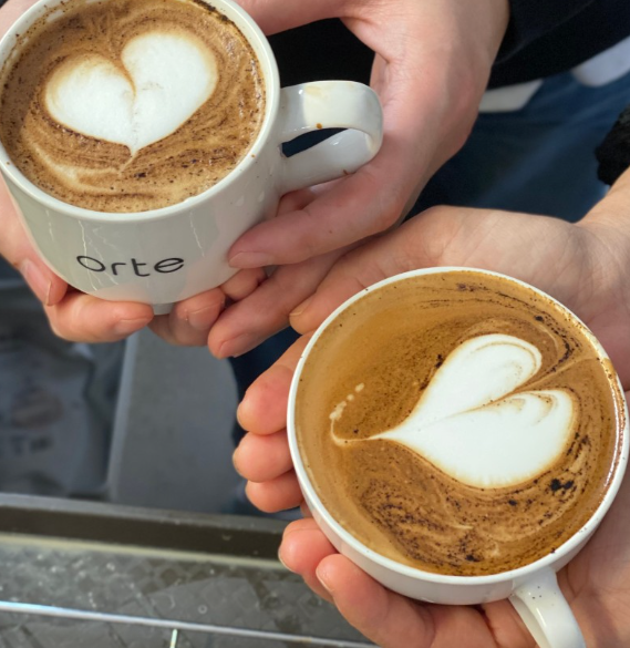 라테 아트 달인