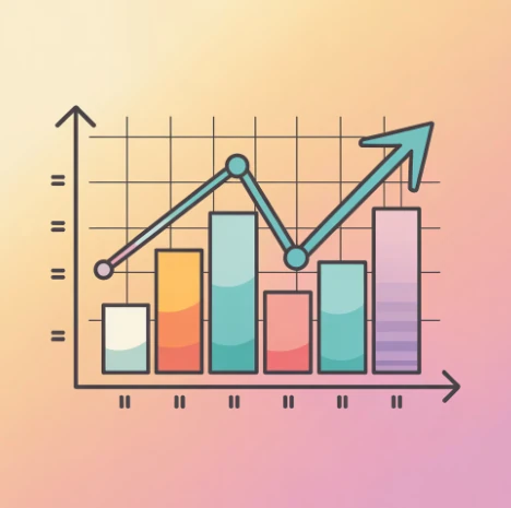 CPA (획득당비용) 절감 방법 그래프 일러스트 예시