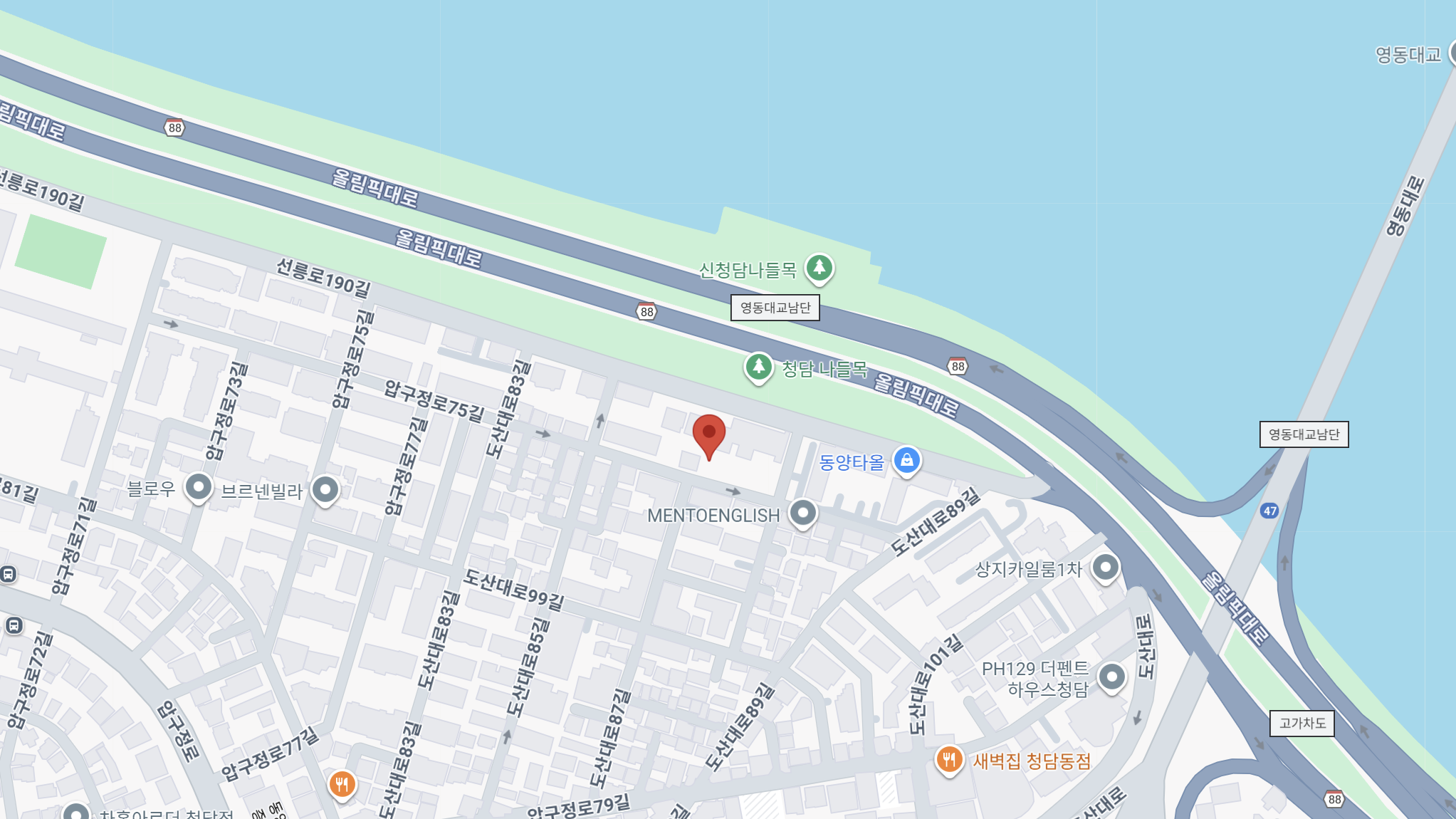 아이유 아파트 '에테르노 청담' 위치