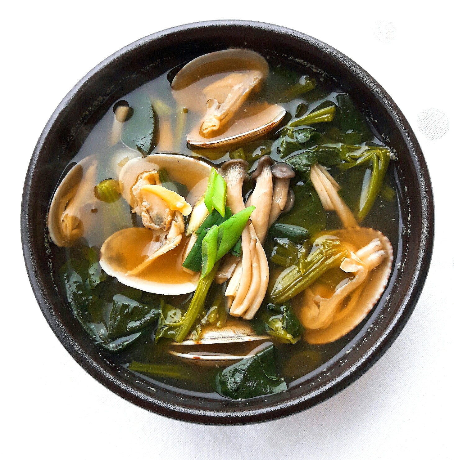 제첩 시금치 된장국 레시피 : 재료 준비하기, 육수와 양념, 해외반응 관련 사진