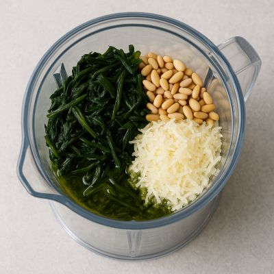 곤드레 나물 페스토