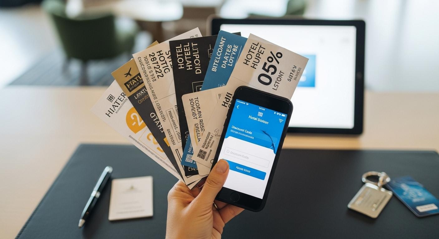 호텔 할인 쿠폰 받는 방법