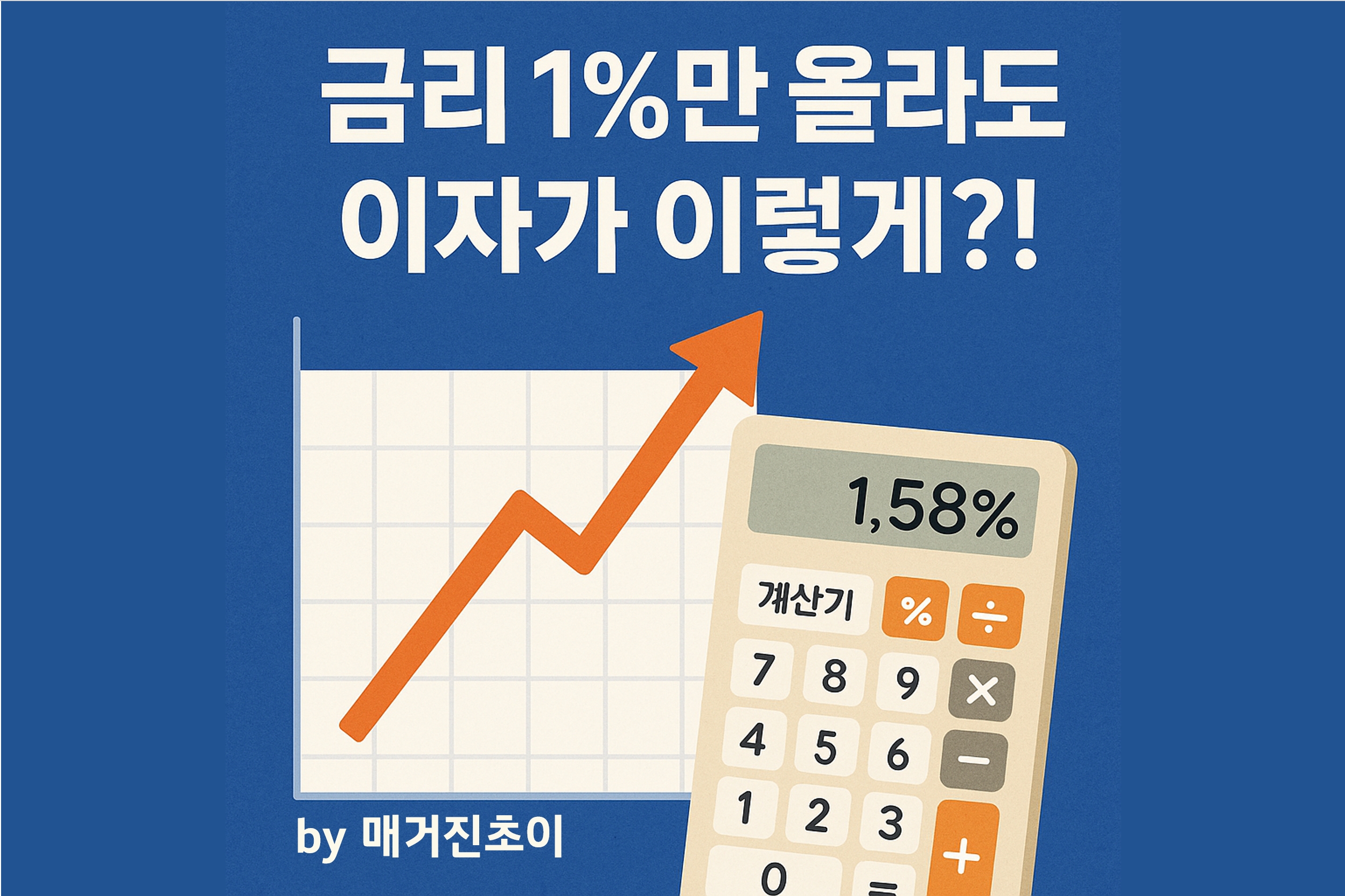 금리1%만 올라도 이자가 이렇게_매거진초이