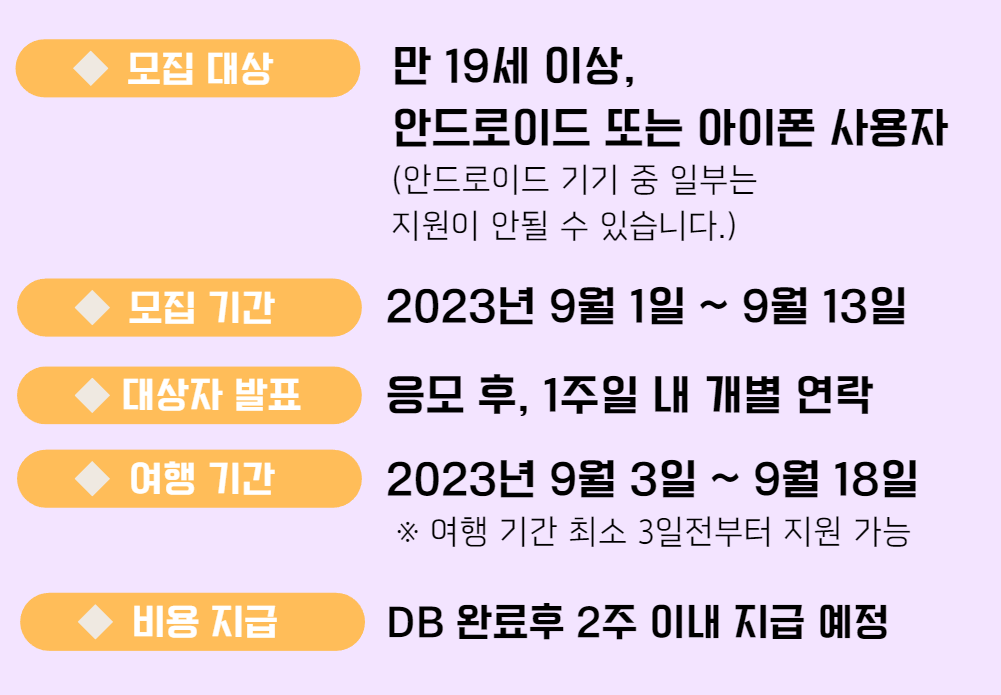 여행로그 지원금