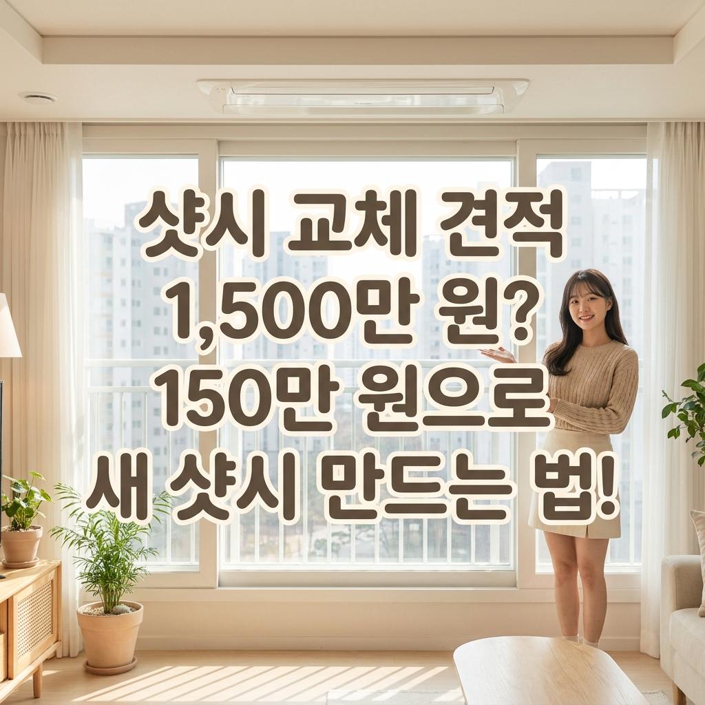 영통 샷시 리모델링 비용 1,500만 원 아끼는 32평 인테리어 꿀팁! 방풍털 교체로 1/10 가격에 해결하기