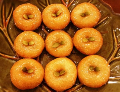 한국의 떡 종류 우메기떡(개성주악)