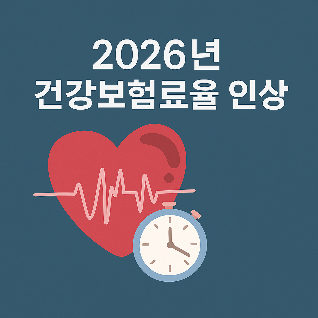 2026년 건강보험료율 인상