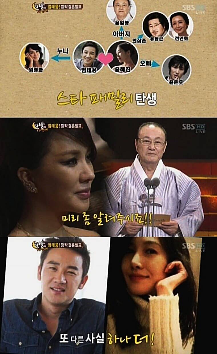 배우-윤일봉-딸-윤혜진-사위-엄태웅-가족