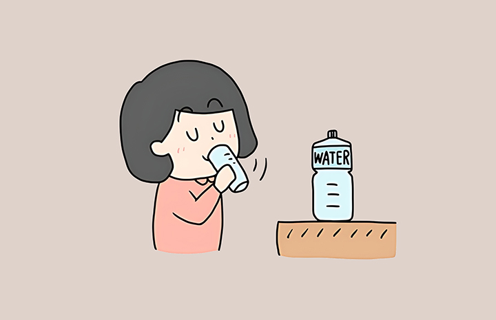 수분을-섭취하는-여성