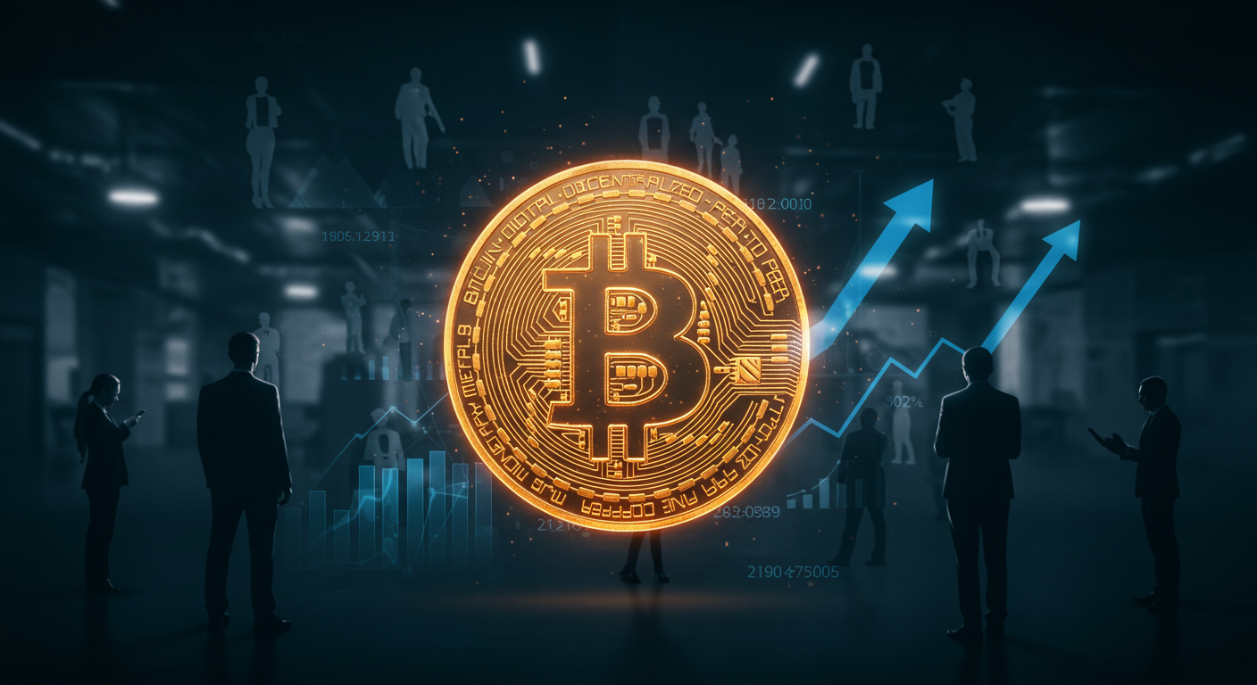 "비트코인: 디지털 희소성과 탈중앙화 자산의 가치 상승"에 대한 이미지입니다.