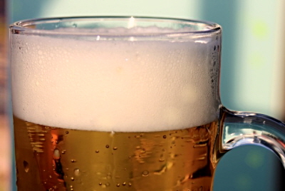 맥주에 포함된 칼로리 비교 모습