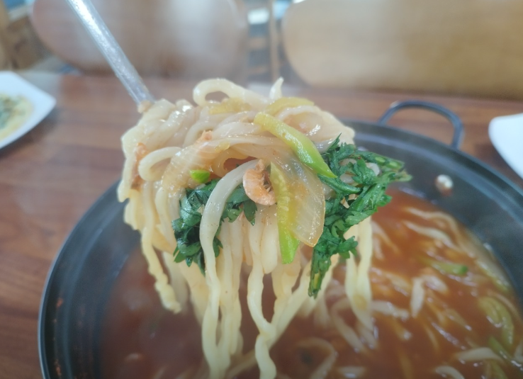 새우칼국수