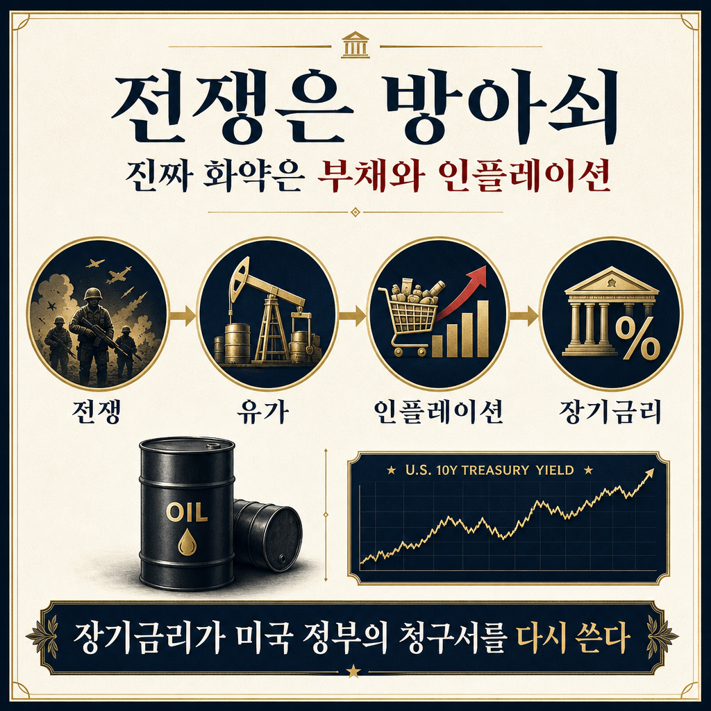 전쟁은 방아쇠, 진짜 화약은 부채와 인플레이션