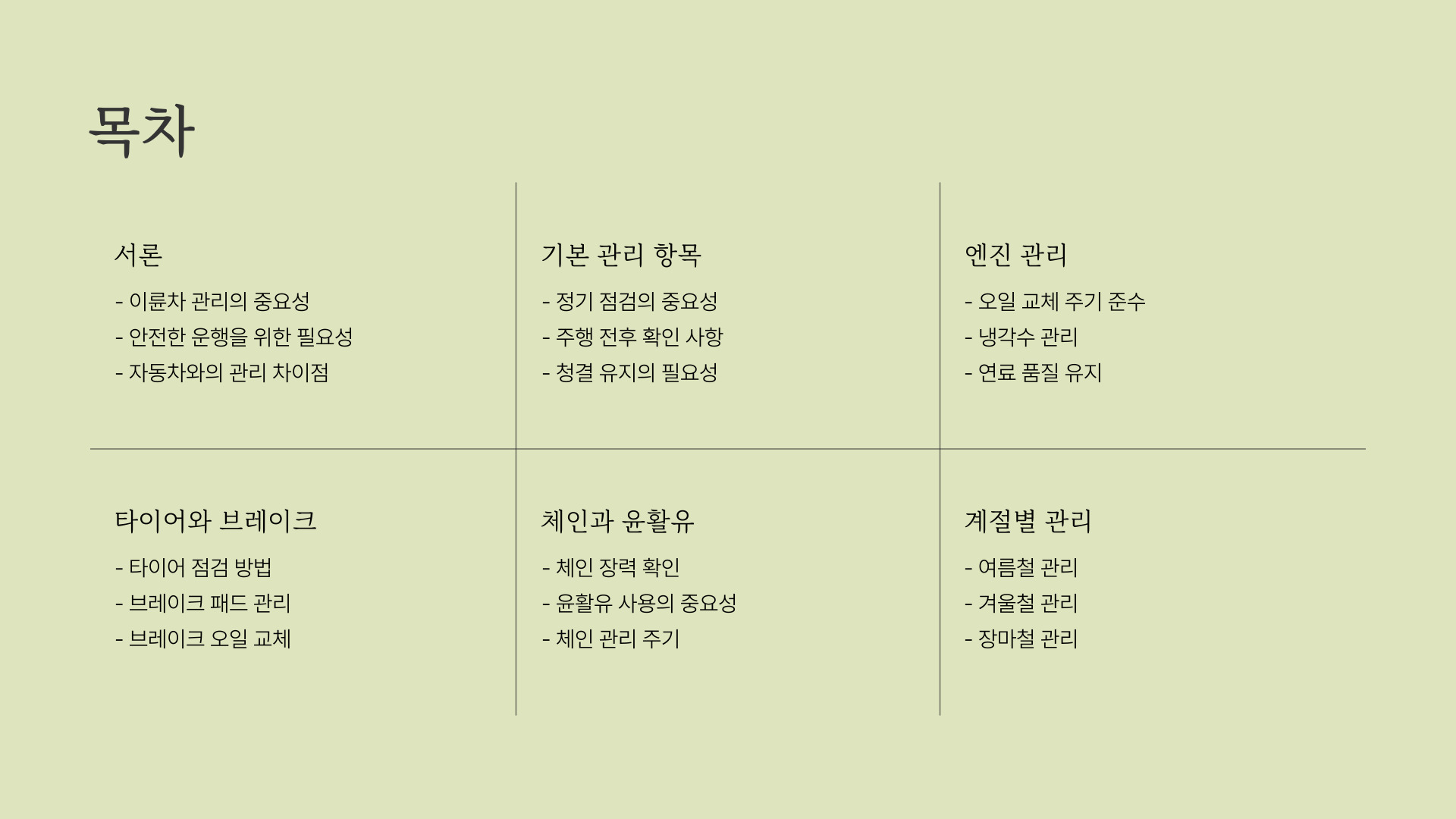 이륜차 소유자를 위한 필수 관리 방법과 실천 팁