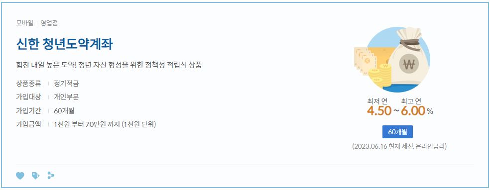 신한은행 청년도약계좌 신청방법
