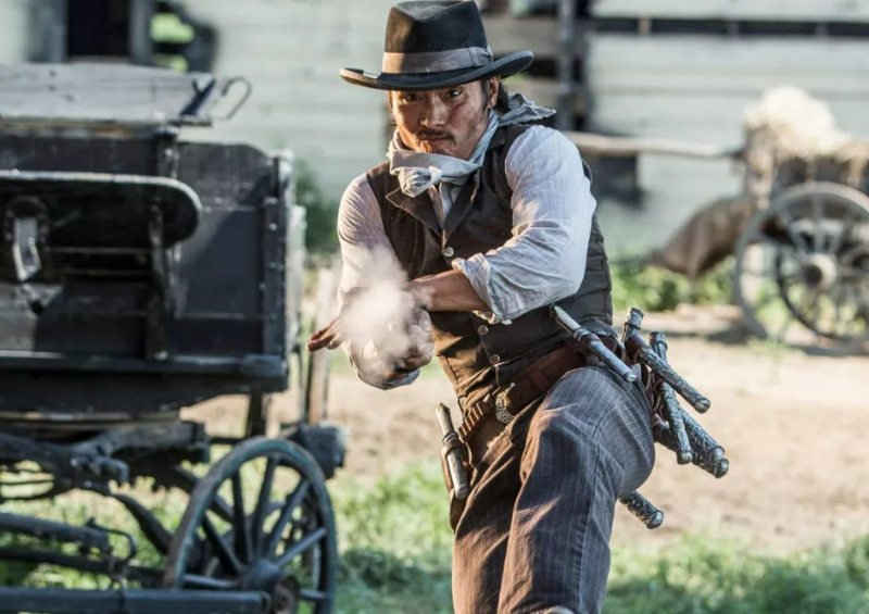 이병헌이 총쏘는 장면