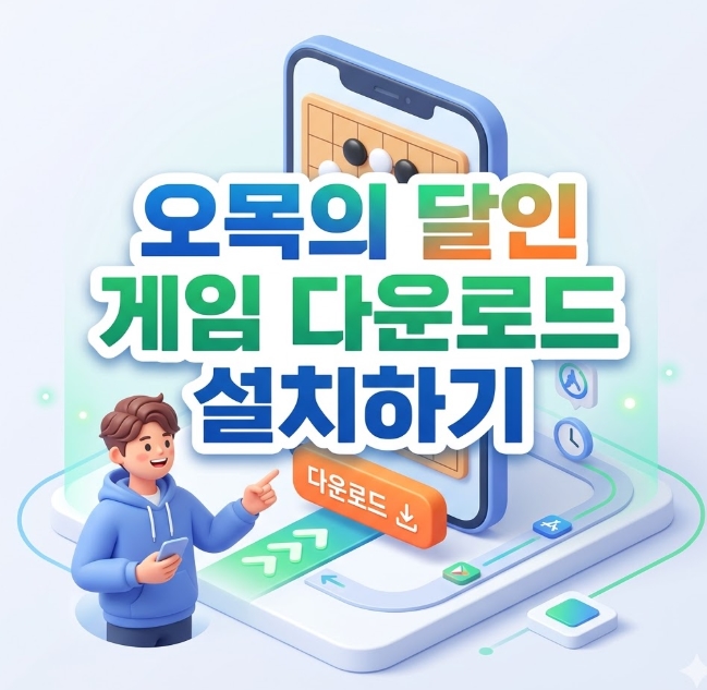 오목의 달인 게임 다운로드 설치하기