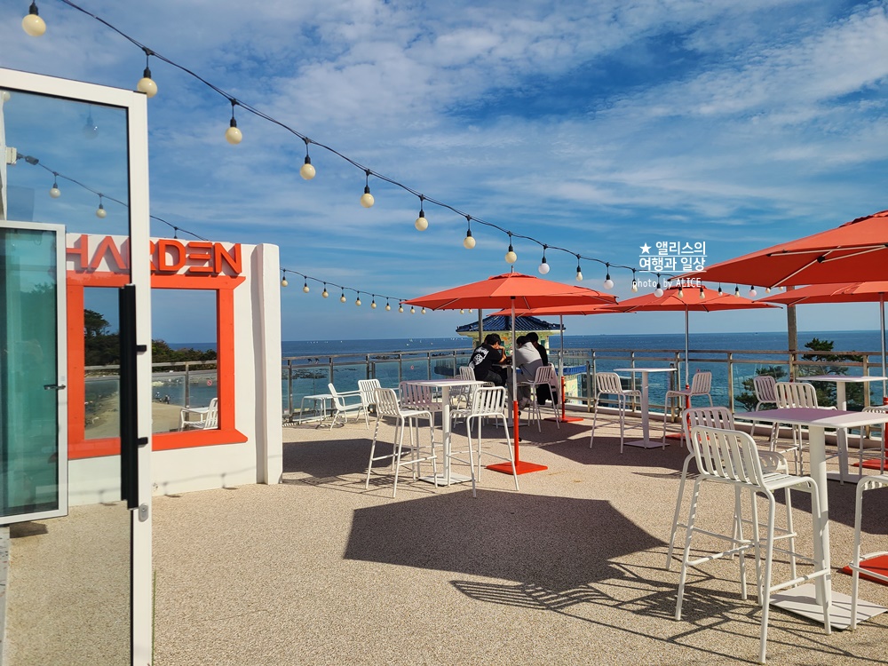 울산 진하해수욕장 오션뷰 카페 하든 솔직 후기
