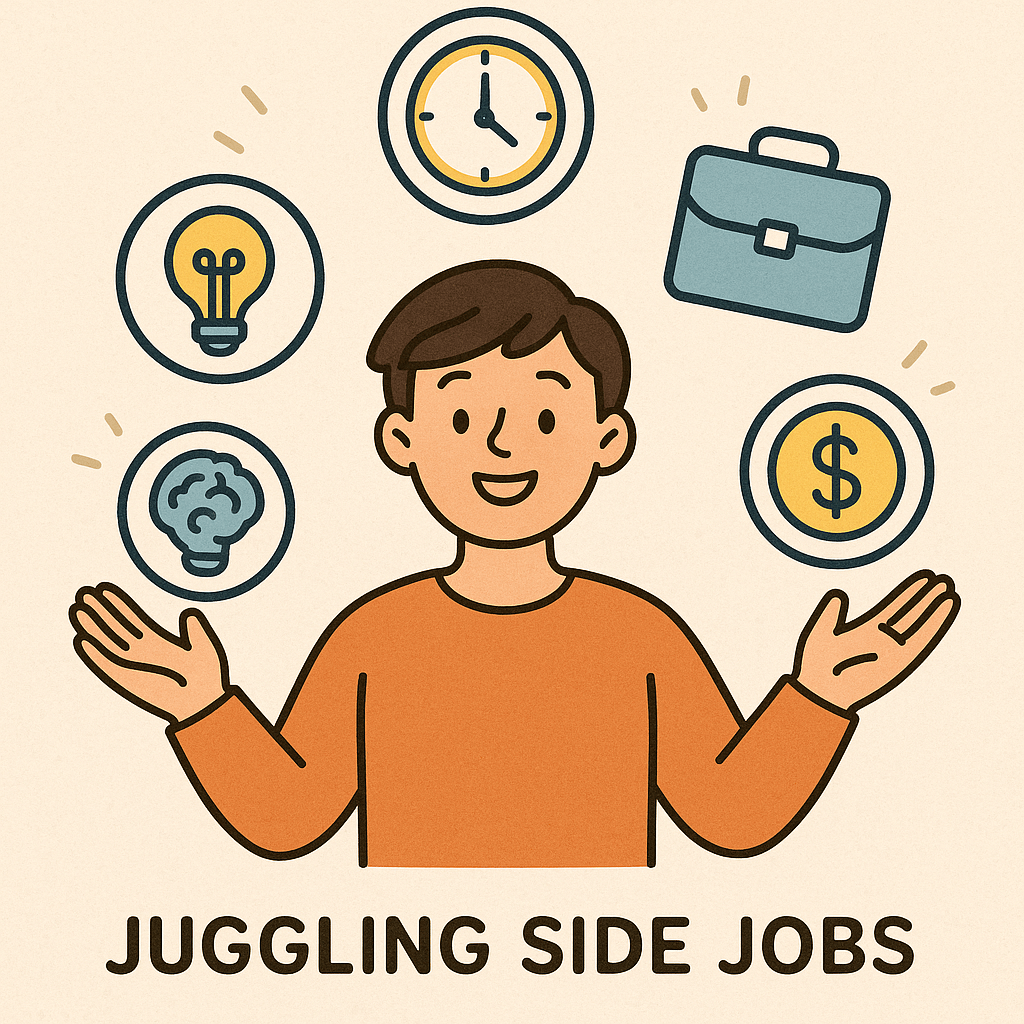 juggling side jobs