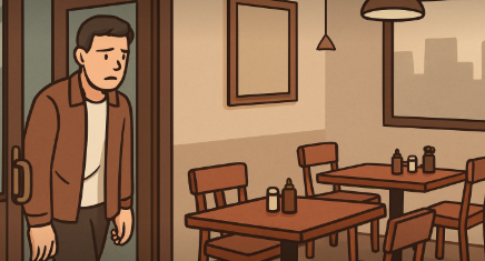 재방문 의사가 없는 손님의 불편한 모습